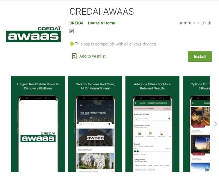 CREDAI Awaas Mobile App Download from Google Play Store (Android) 6 CREDAI Awaas App Download Google Play Store