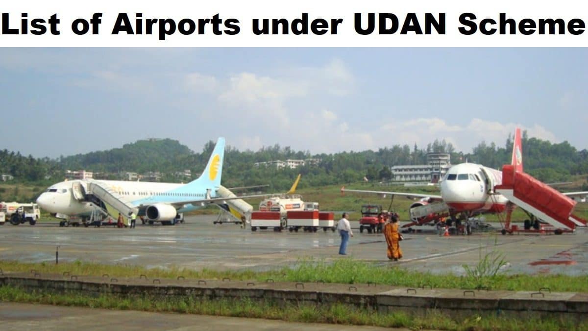 RCS Udan Scheme Airports List 2024 – Check Udey Desh Ka Aam Nagrik Yojana Operationalized Airports