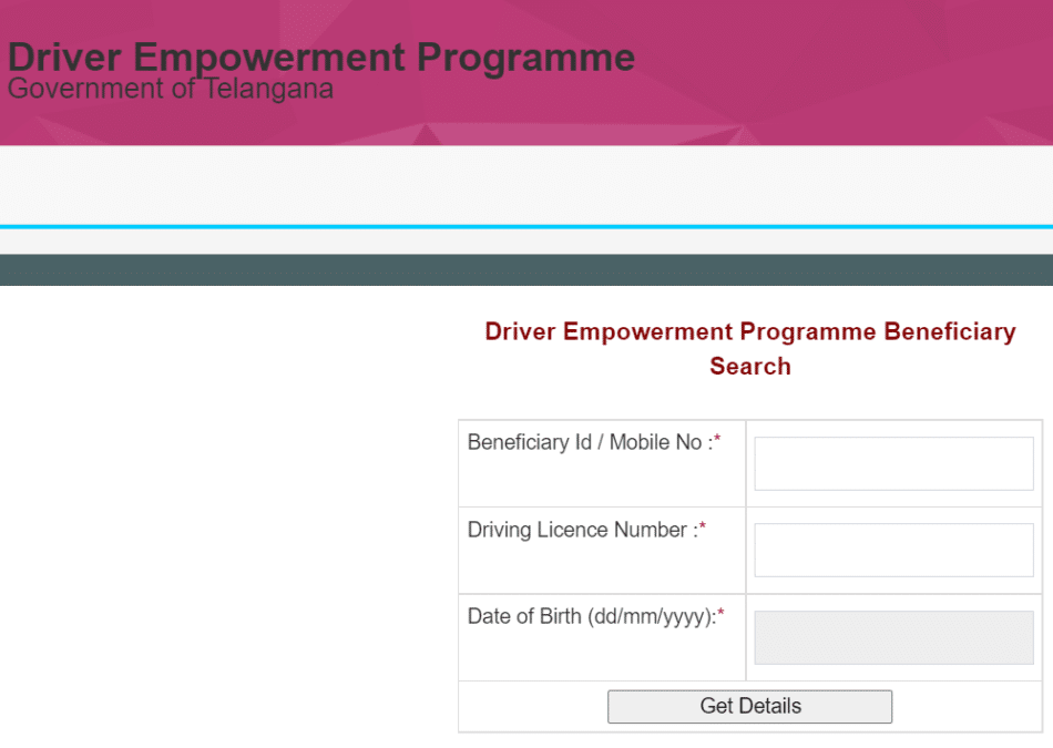 Driver Empowerment Programme Beneficiary Search