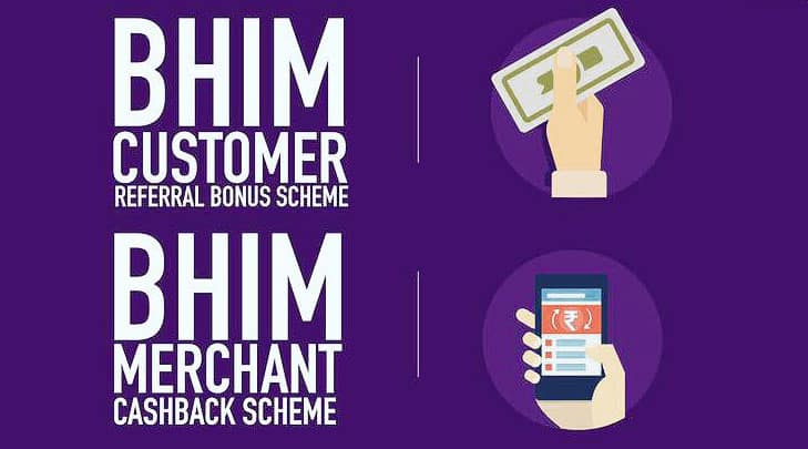 BHIM Referral Bonus and Cashback Scheme