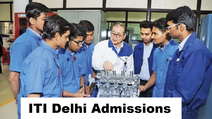 ITI Delhi Admissions 2024 Online Application Form at itidelhiadmissions