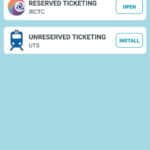 rail saarthi ticket booking