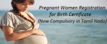 Pregnant Women Registration Tamil Nadu Birth Certificate