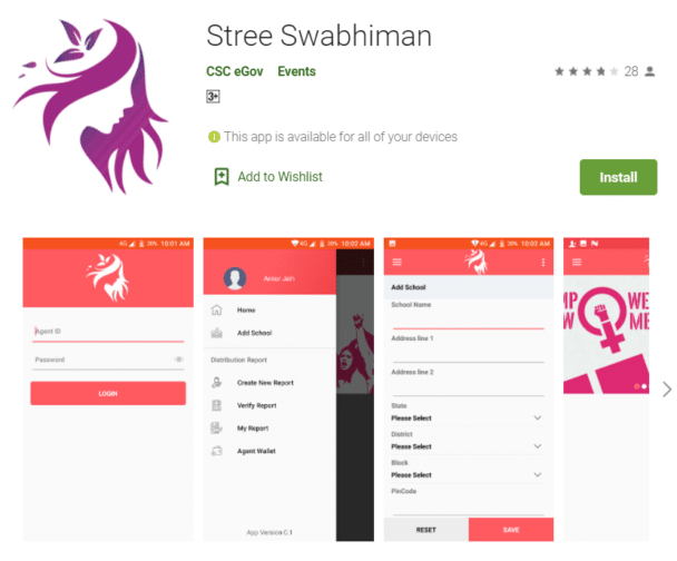 CSC Stree Swabhiman Yojana 2024 Login at streeswabhiman.in Place