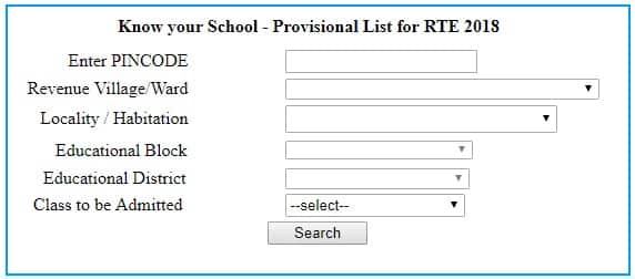 Rte Karnataka 2018 19 Online Application Admission At