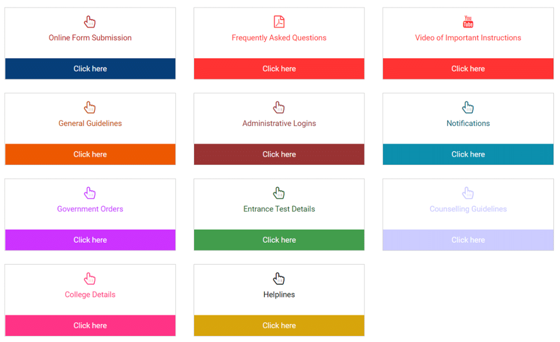 UP JEE B.Ed Admission Dashboard