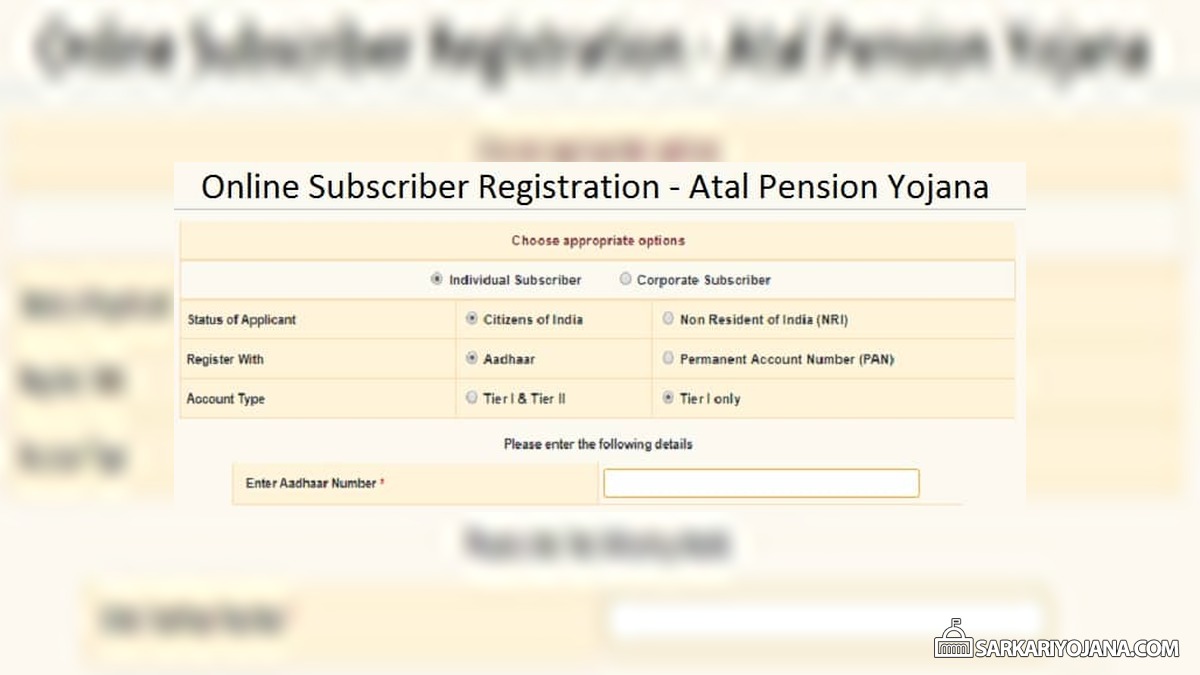 Contribution Chart Of Atal Pension Yojana