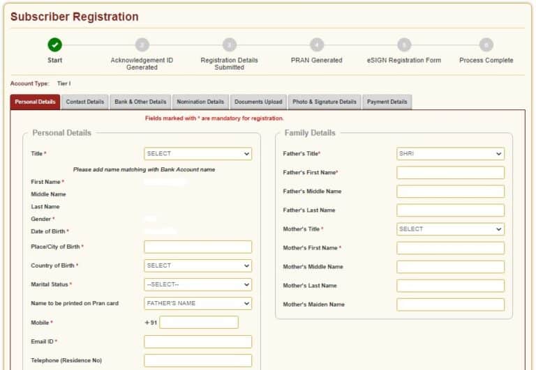 Atal Pension Yojana Online Application Form