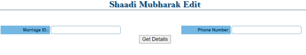 Shaadi Mubarak Scheme Edit Uploads