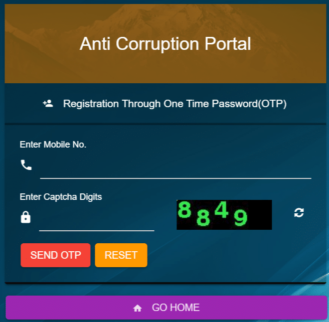 UP Anti Corruption Portal Online Grievance Registration