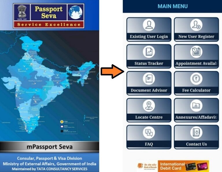 mPassport Seva App Indian Passport