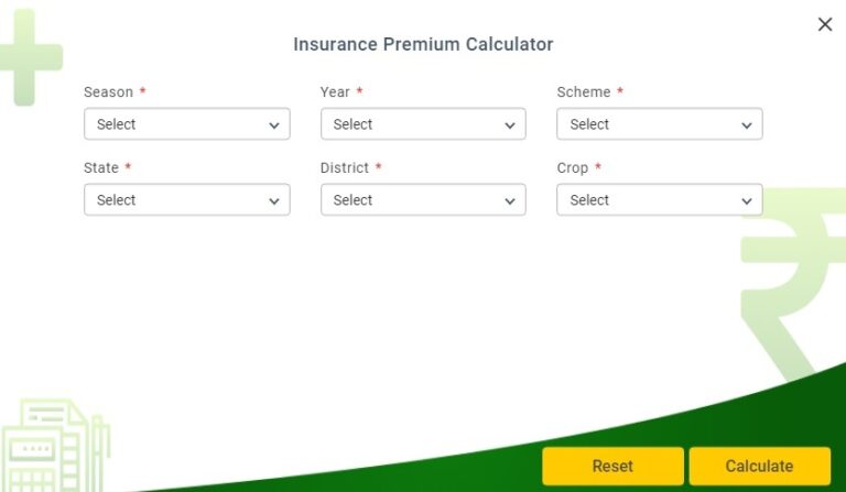PMFBY Crop Insurance Premium Calculator