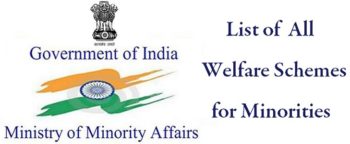 List Minority Welfare Schemes English