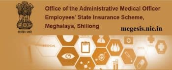 Employees State Insurance ESI Scheme Portal Meghalaya