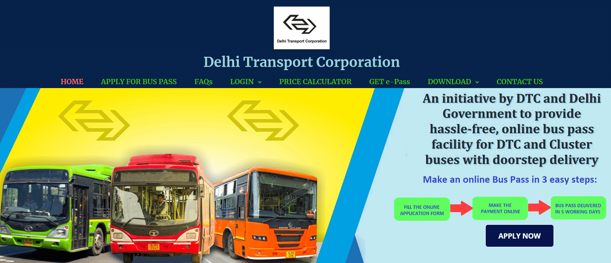 dtcpass Delhi Gov In Official Website