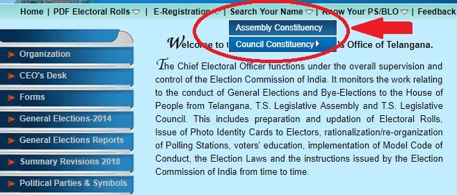 Telangana Voter List 2018