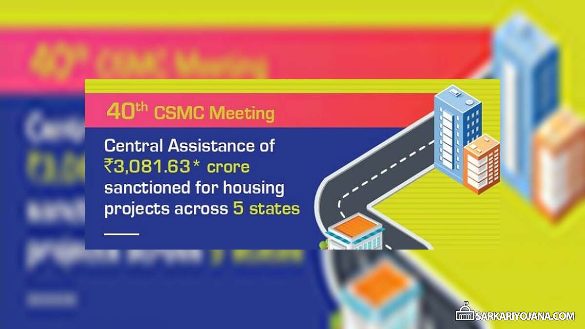 Csmc 40th Meeting 205 Lakh More Houses Under Pmay Urban