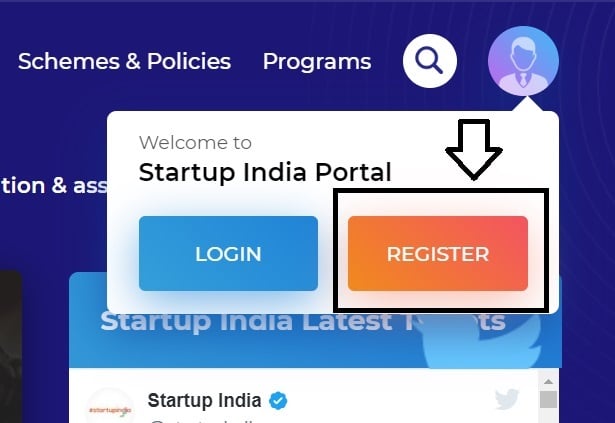 Startup India Scheme Register Apply Online