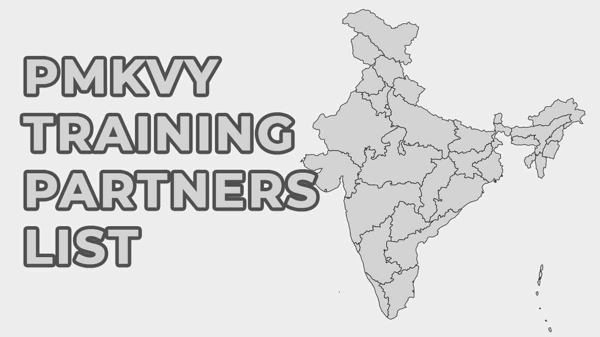 PMKVY Training Partners List