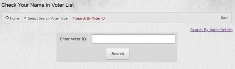 Haryana Voter List Name Search by Voter ID Card