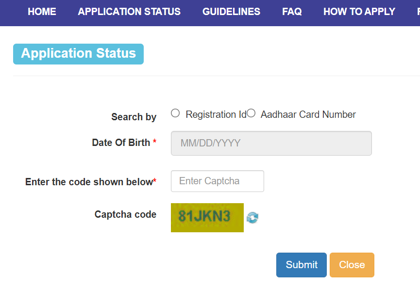 Bihar Berojgari Bhatta Application Status