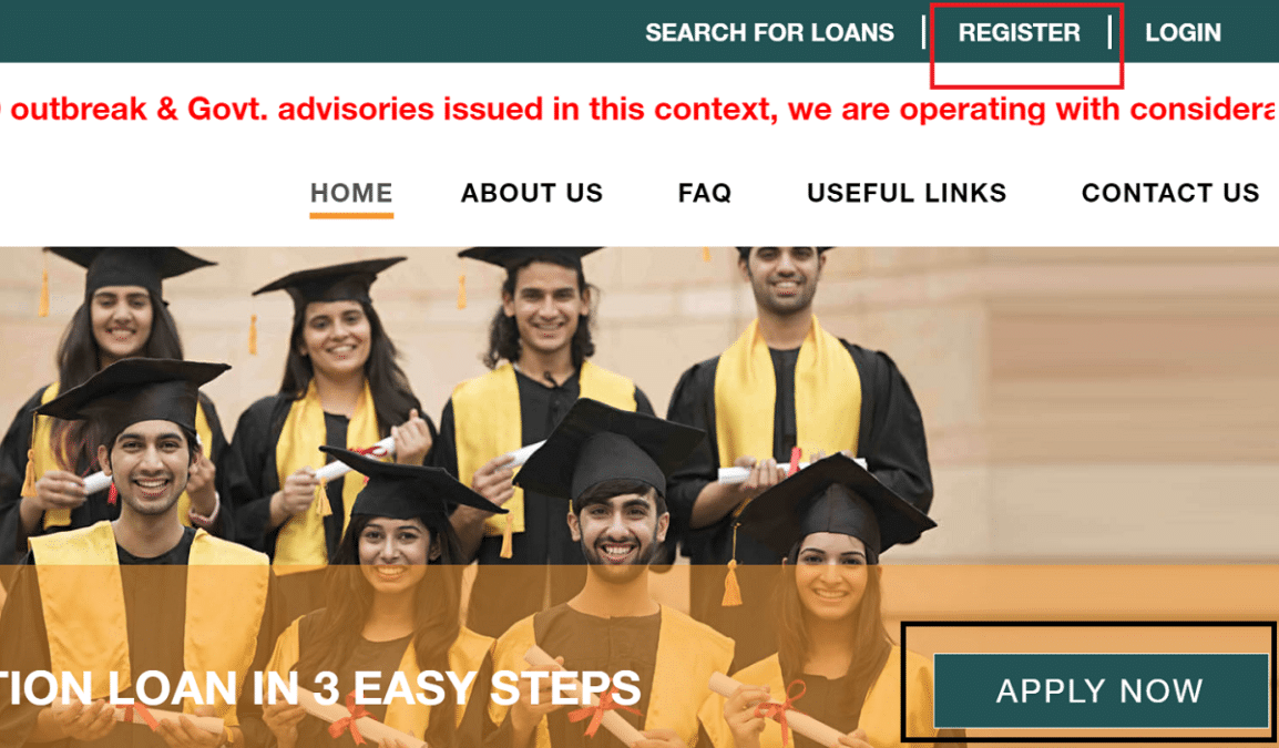 Education Loan Apply Online Vidyalakshmi Portal