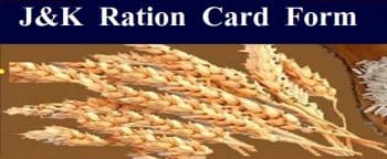 Jammu & Kashmir Ration Card Application Form PDF Download
