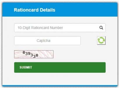 Kerala New Ration Card Details in Malayalam