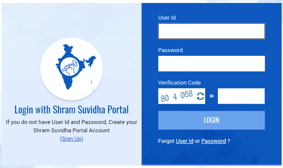 Registration Shramsuvidha Gov User Login