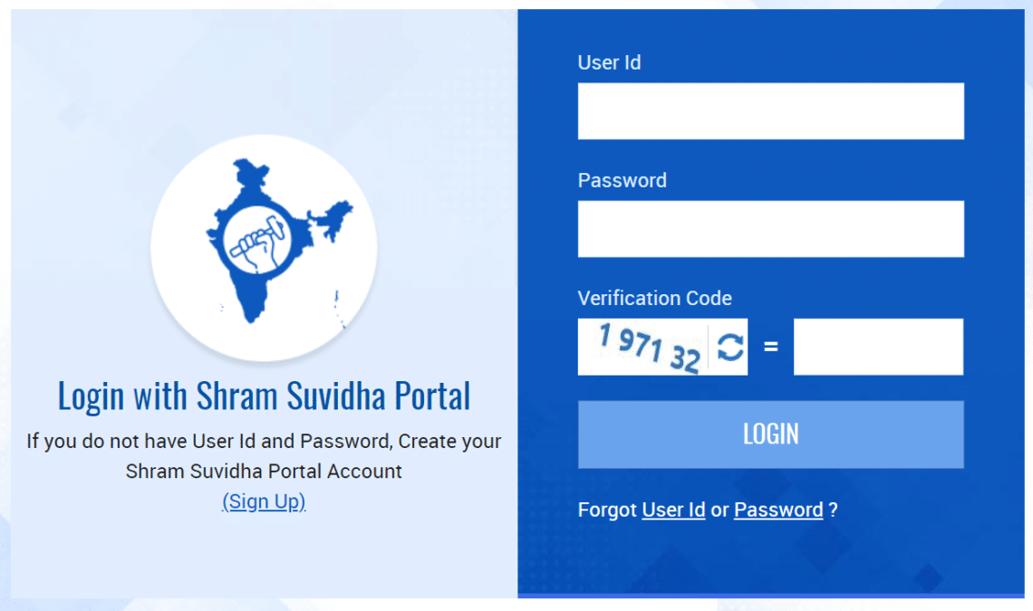 Return Shramsuvidha Gov User Login