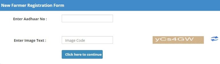 PM Kisan Samman Nidhi Yojana Registration Form Farmer