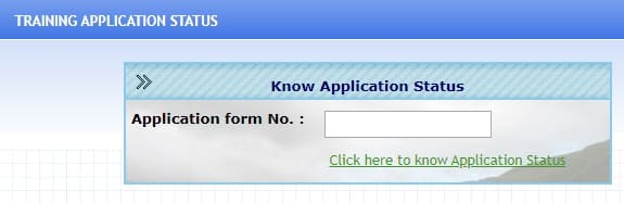 Haryana Driver Training Application Status