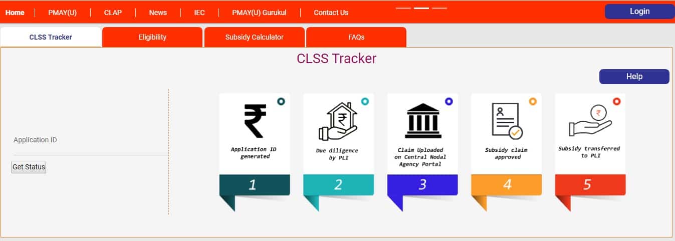 CLSS Tracker CLAP Portal PMAY U