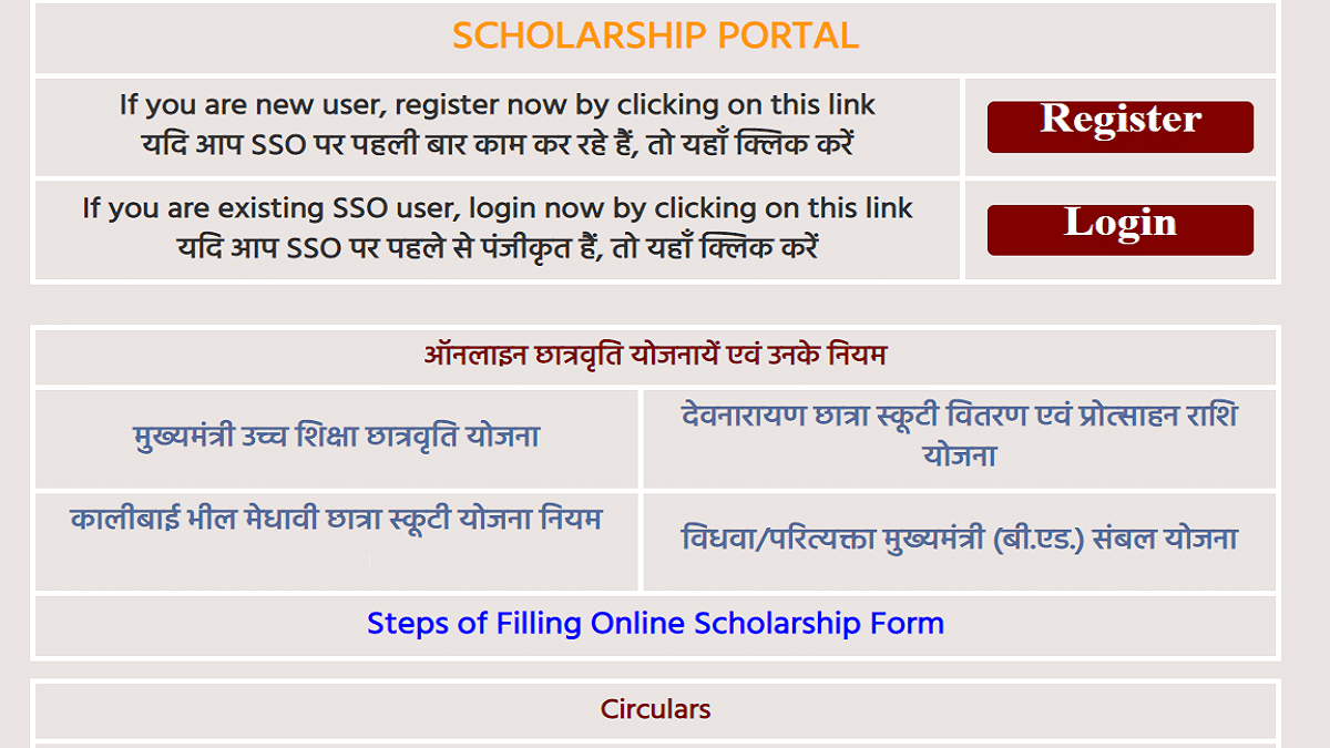 राजस्थान मुख्यमंत्री उच्च शिक्षा छात्रवृति योजना 2024 ऑनलाइन आवेदन फॉर्म, अंतिम तिथि