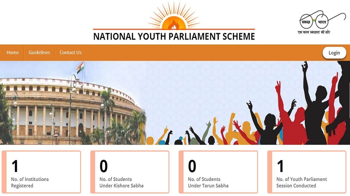 National Youth Parliament Scheme Portal Registration 2024 / Login at nyps.mpa.gov.in