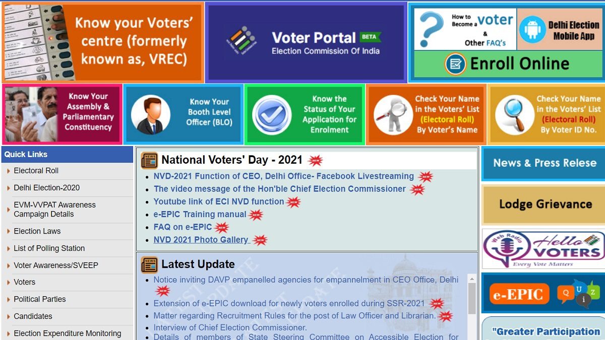 CEO Delhi Voter List 2024 (PDF Electoral Roll) Online – Download Voters ID Card Status [Find Name / EPIC Number]