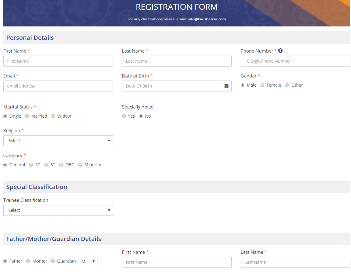 www.kaushalkar.com - Kaushalya Karnataka Online Application Form 2020