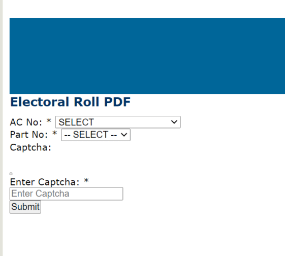 CEO Meghalaya Voter List 2024 (PDF Electoral Roll) Download at
