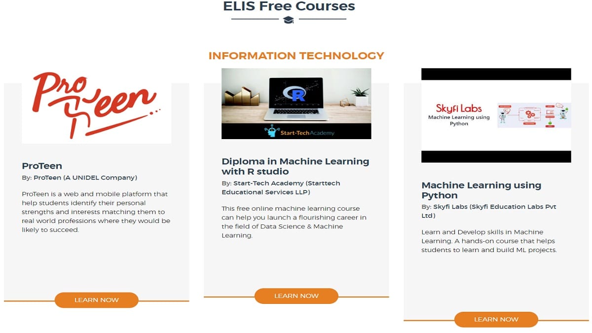 AICTE ELIS Portal Free Courses