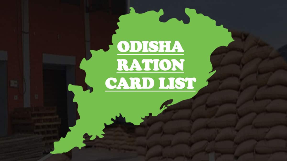 Odisha Ration Card List
