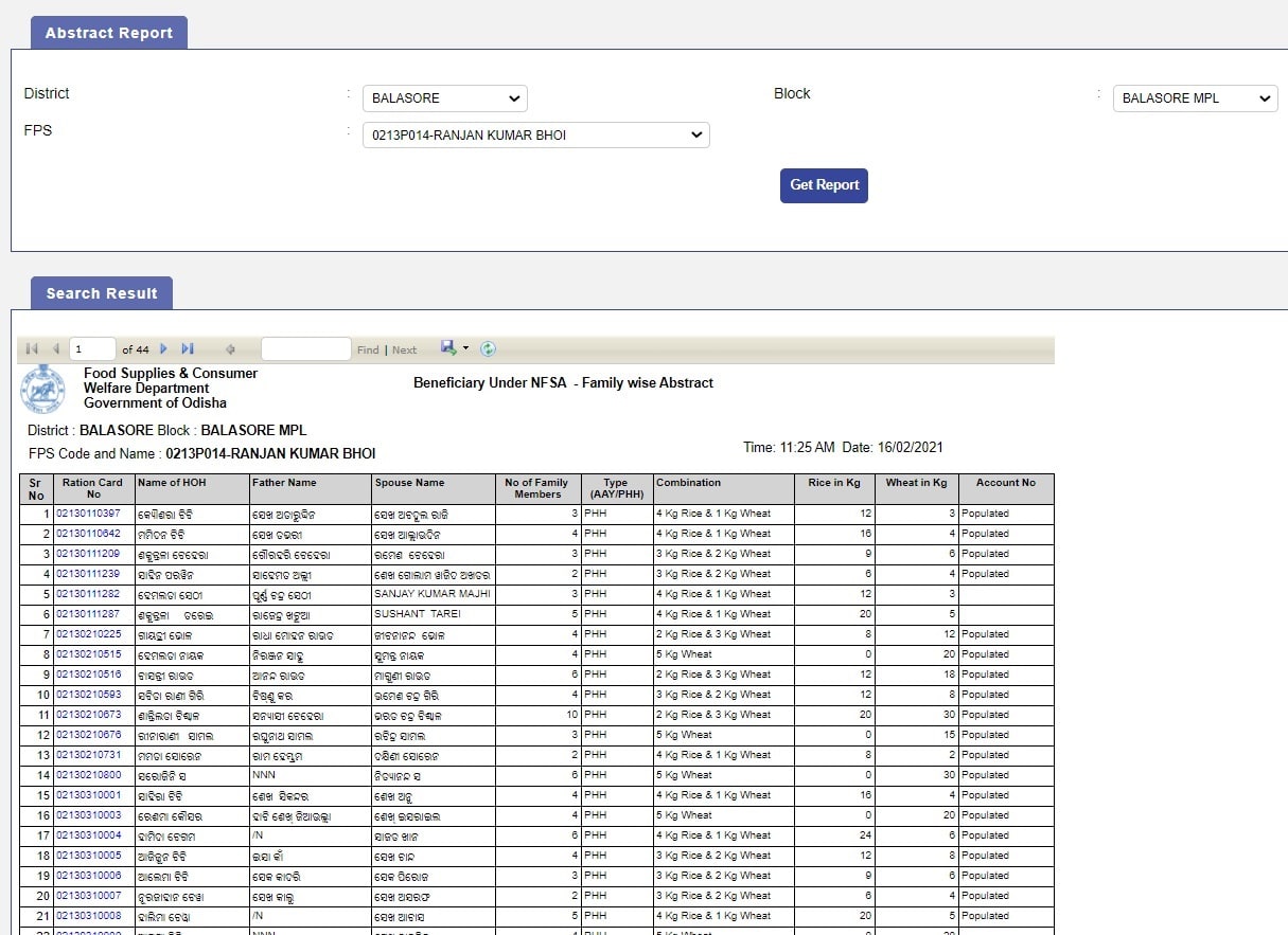 pds-odisha-new-ration-card-list-2022-gp-block-wise-check-food