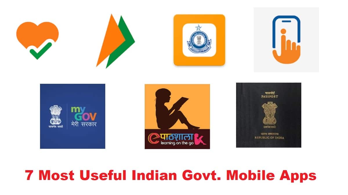 Recent Apps Launched by Government of India 2024 PDF | Central Govt. Apps List