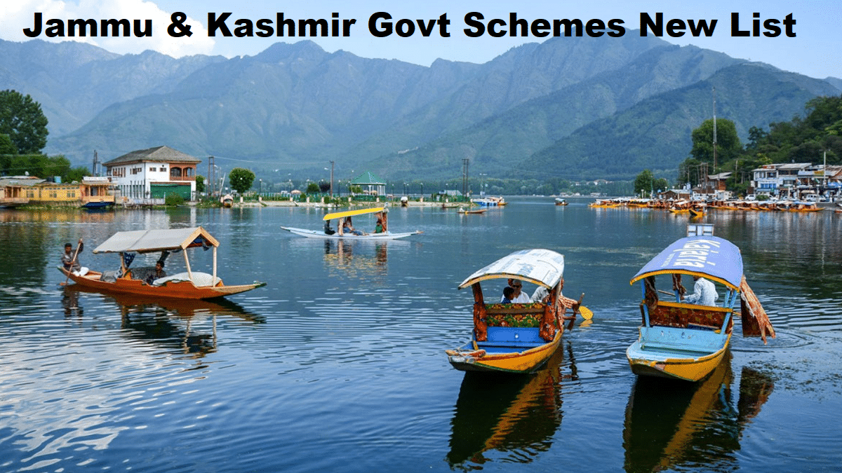 Jammu Kashmir Govt New Schemes List 2025 80 DBT Onboarded Schemes