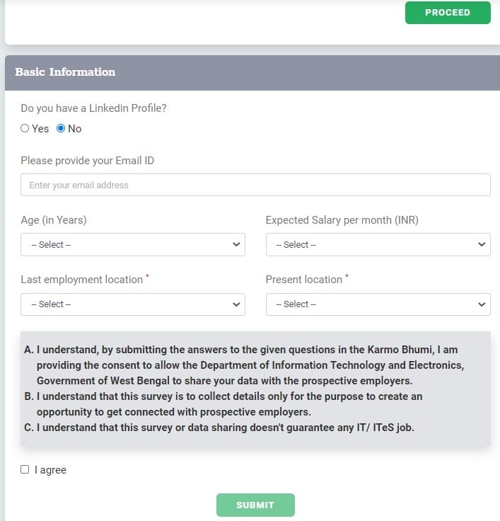 Karma Bhumi Prakalpa Online Application Form
