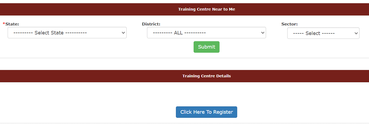 Kaushal Panjee Training Centre Nearby Skill Register