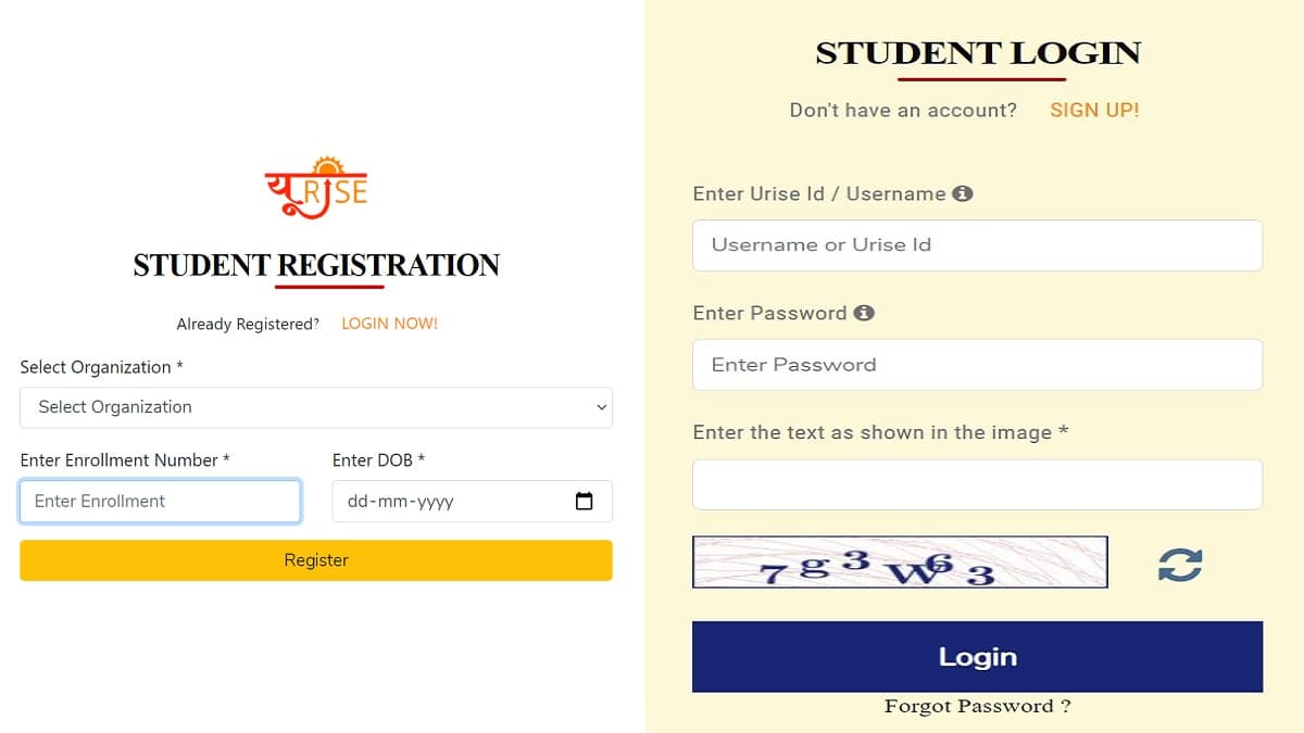 UP Urise Portal Student Registration 2024 / Login at urise.up.gov.in | Apply Online for Govt Jobs