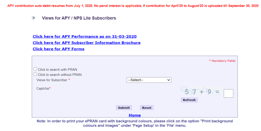 Atal Pension Yojana 2021 Apply Online Form / Statement / Calculator ...