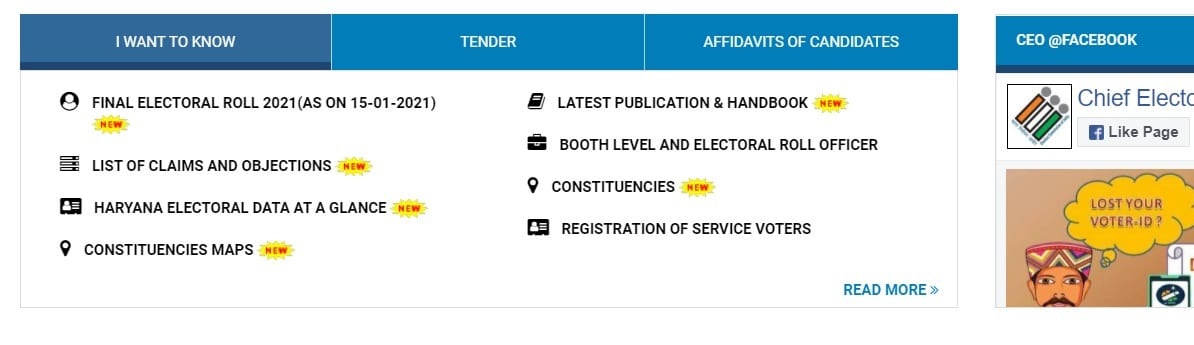 CEO Haryana Final Electoral Roll