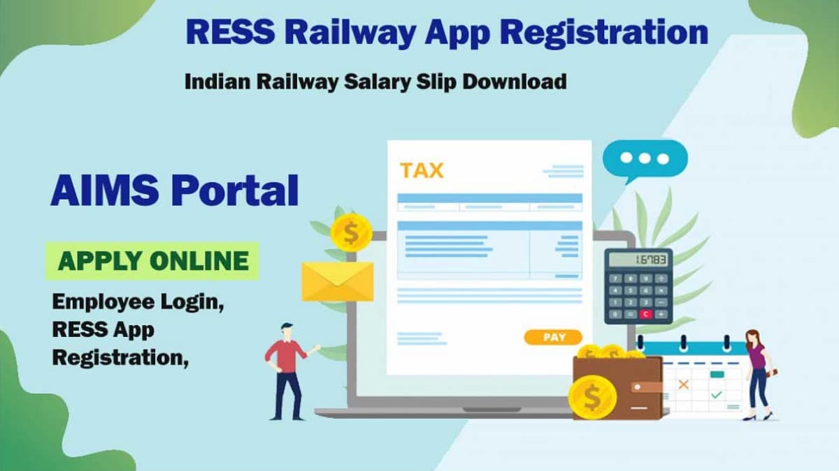 AIMS Portal RESS Indian Railway Pay Salary Slip