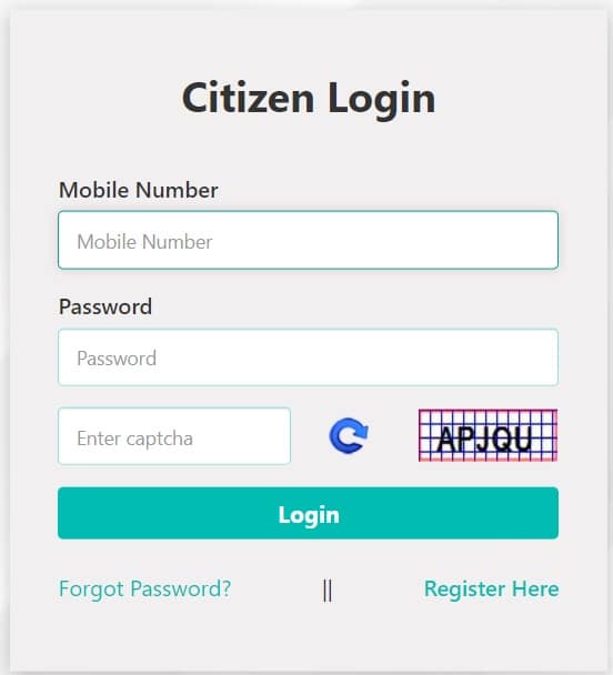 Citizen Login Telangana Non Agricultural Property Registration